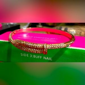 New nail gold shine style bracelet